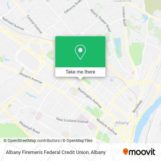 Albany Firemen's Federal Credit Union map