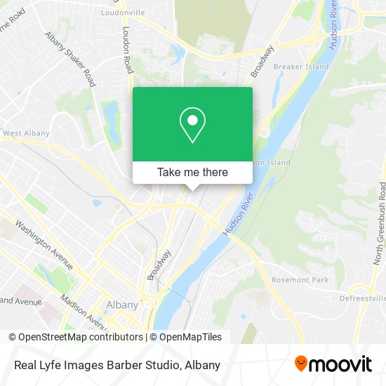 Real Lyfe Images Barber Studio map