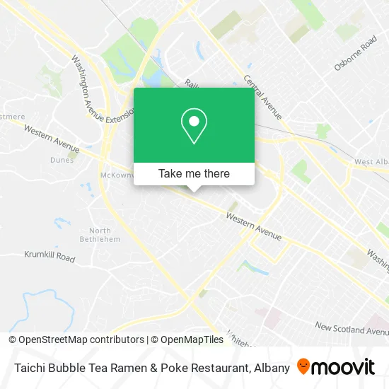 Mapa de Taichi Bubble Tea Ramen & Poke Restaurant