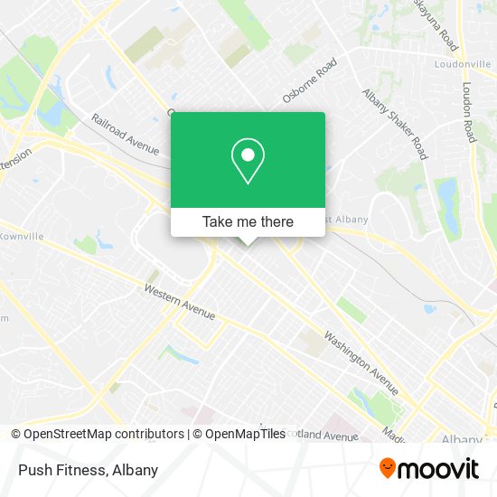 Mapa de Push Fitness