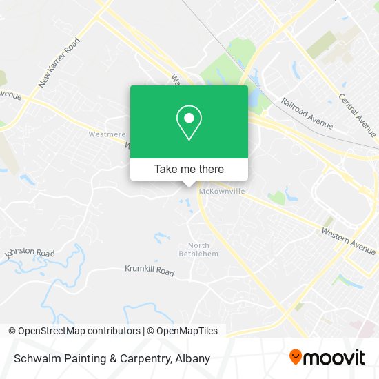 Schwalm Painting & Carpentry map