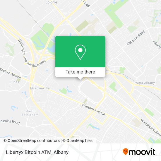 Mapa de Libertyx Bitcoin ATM