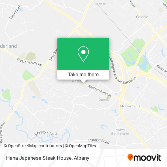 Hana Japanese Steak House map