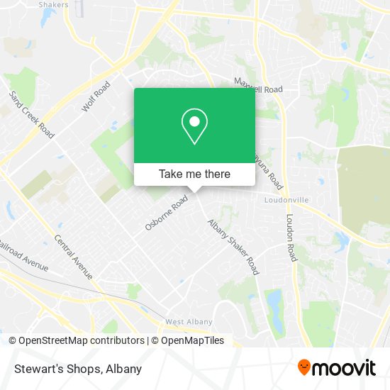 Stewart's Shops map