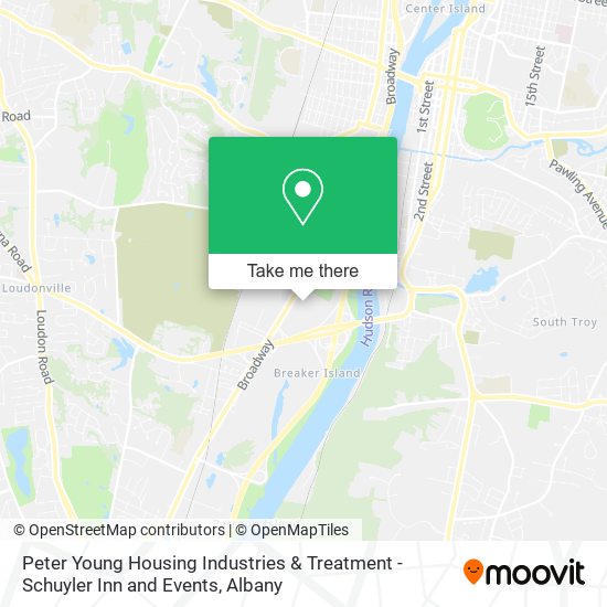 Peter Young Housing Industries & Treatment - Schuyler Inn and Events map