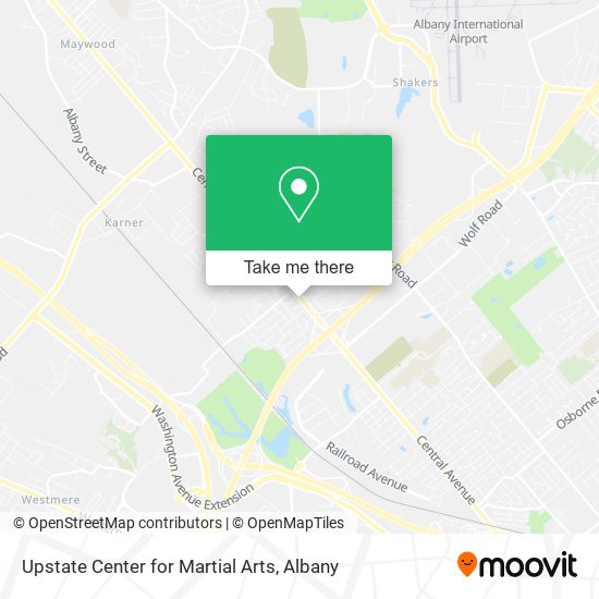 Mapa de Upstate Center for Martial Arts