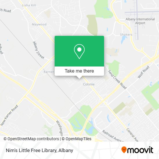 Nim's Little Free Library map