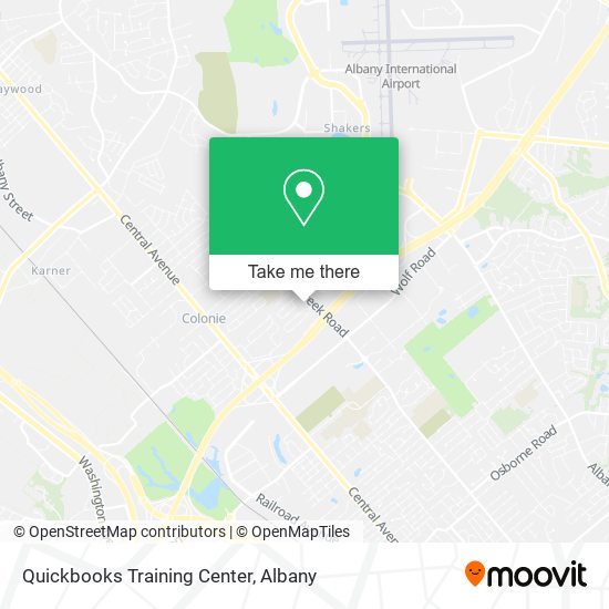 Quickbooks Training Center map