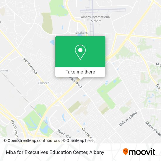 Mba for Executives Education Center map