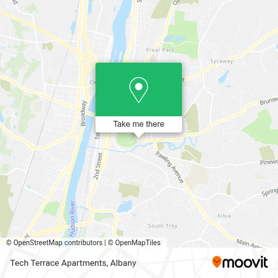 Tech Terrace Apartments map
