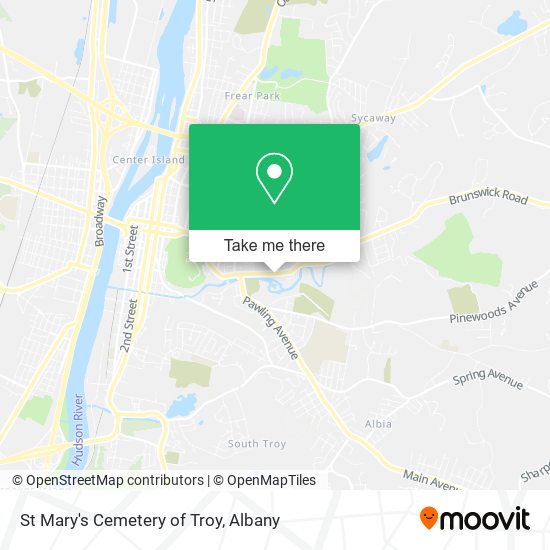 St Mary's Cemetery of Troy map