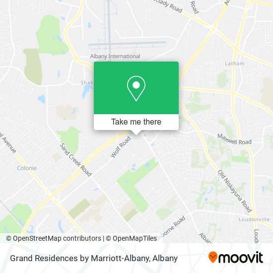Mapa de Grand Residences by Marriott-Albany