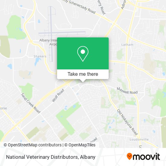 Mapa de National Veterinary Distributors