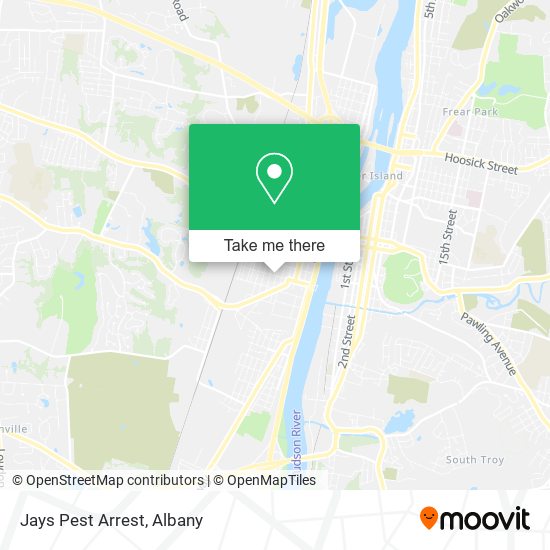 Jays Pest Arrest map