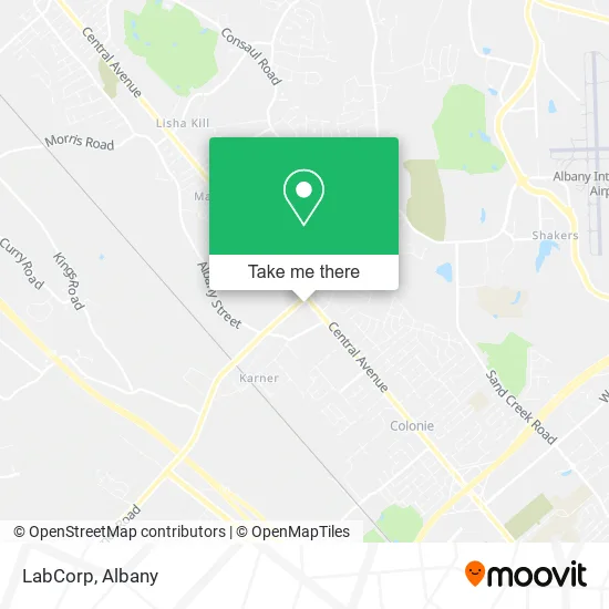 LabCorp map