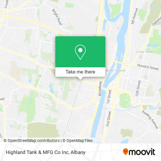 Highland Tank & MFG Co Inc map