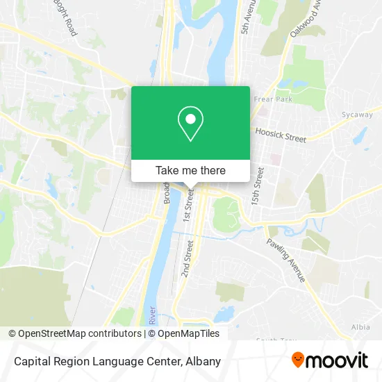 Capital Region Language Center map