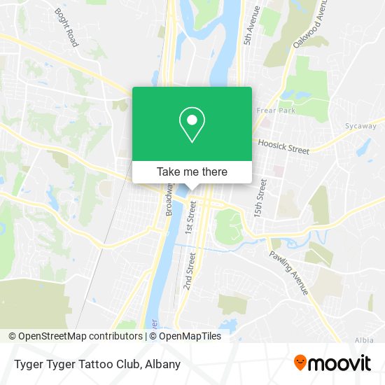 Tyger Tyger Tattoo Club map