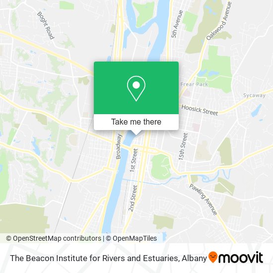 The Beacon Institute for Rivers and Estuaries map