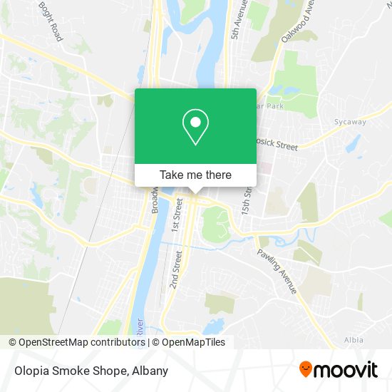 Olopia Smoke Shope map