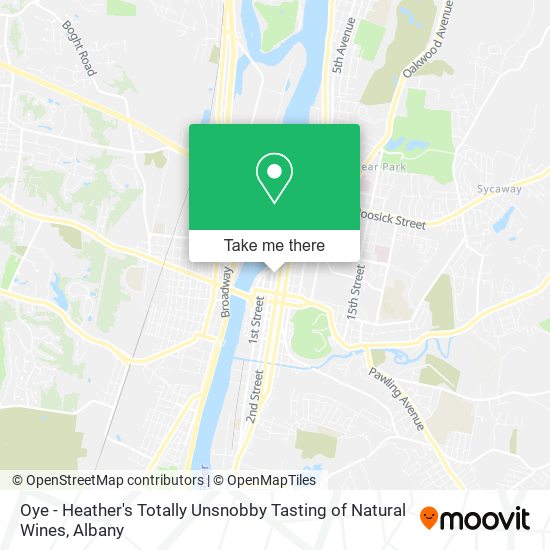 Oye - Heather's Totally Unsnobby Tasting of Natural Wines map