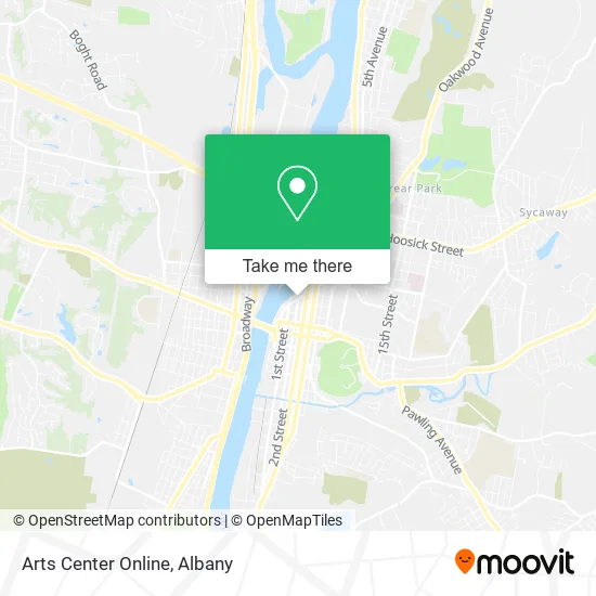 Arts Center Online map