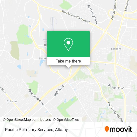 Pacific Pulmanry Services map
