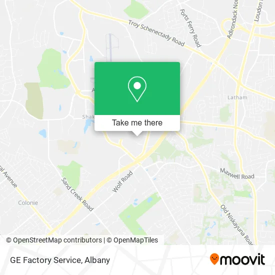 Mapa de GE Factory Service