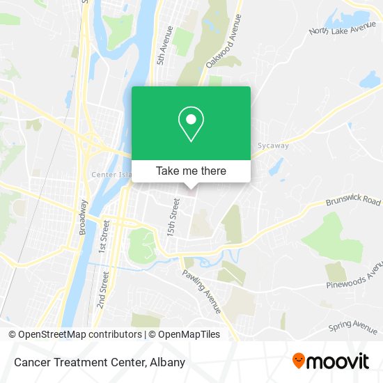 Cancer Treatment Center map