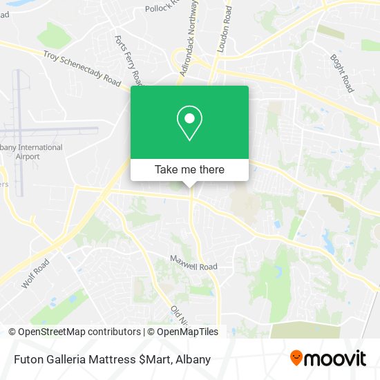 Futon Galleria Mattress $Mart map
