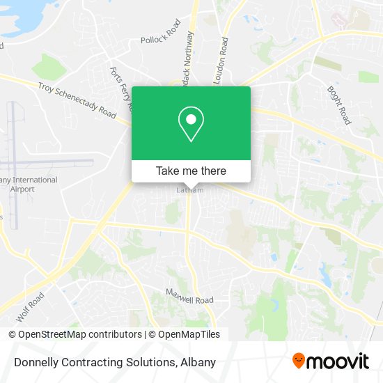 Donnelly Contracting Solutions map