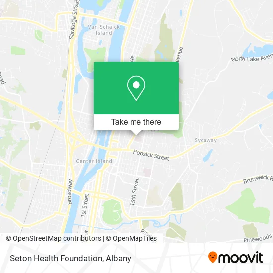 Mapa de Seton Health Foundation