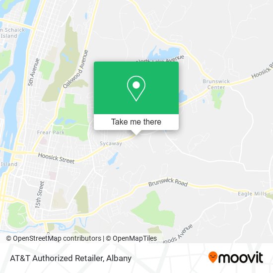 Mapa de AT&T Authorized Retailer