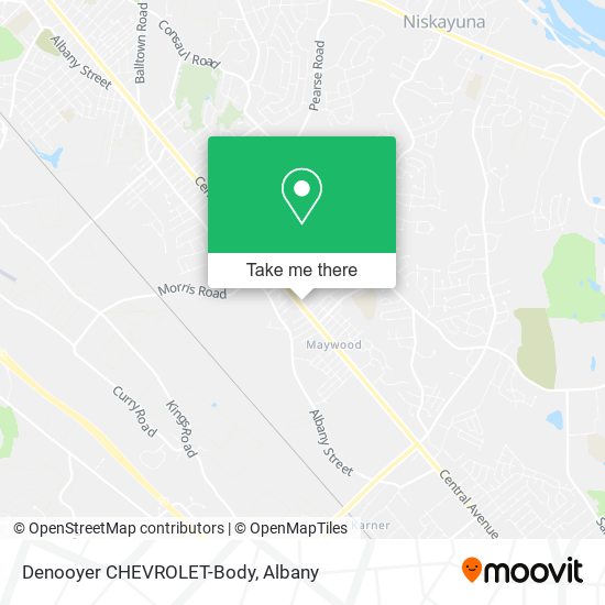 Mapa de Denooyer CHEVROLET-Body