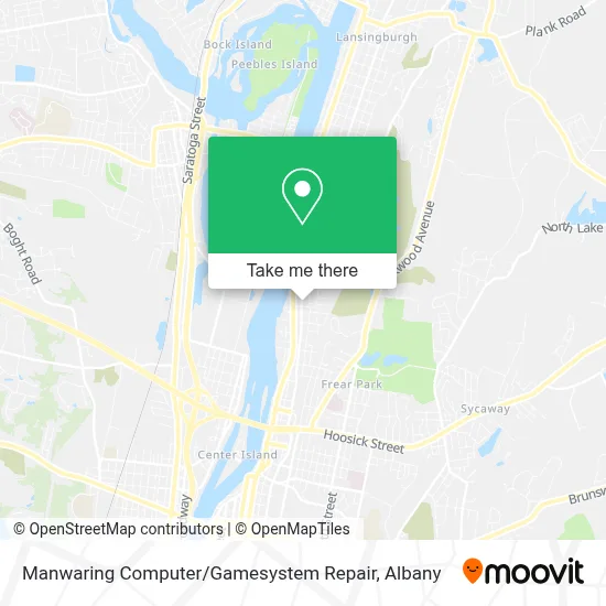Manwaring Computer / Gamesystem Repair map