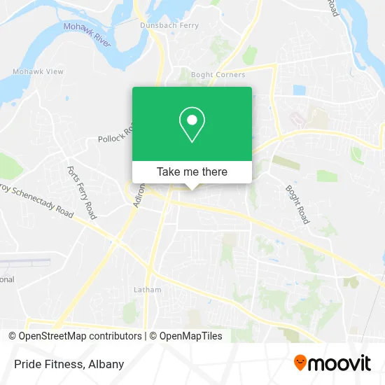 Pride Fitness map