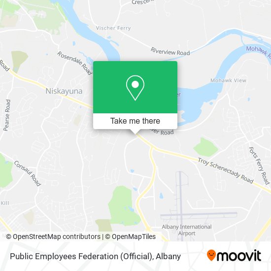 Mapa de Public Employees Federation (Official)