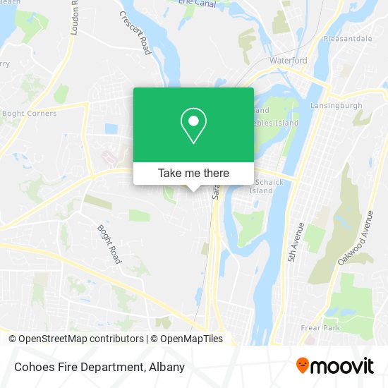Cohoes Fire Department map
