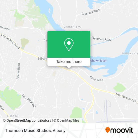 Mapa de Thomsen Music Studios