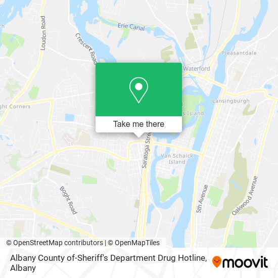 Mapa de Albany County of-Sheriff's Department Drug Hotline