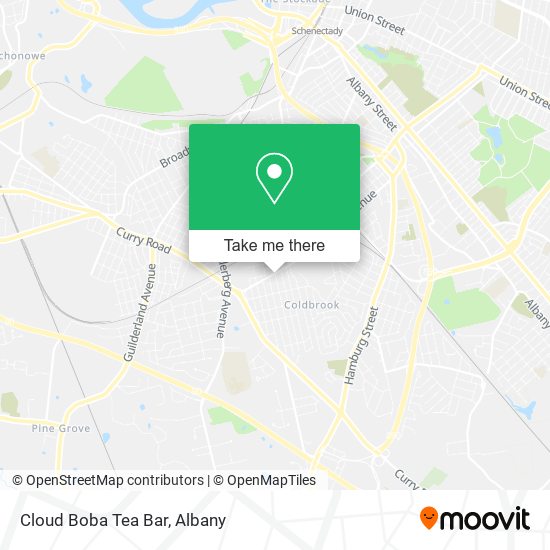 Mapa de Cloud Boba Tea Bar