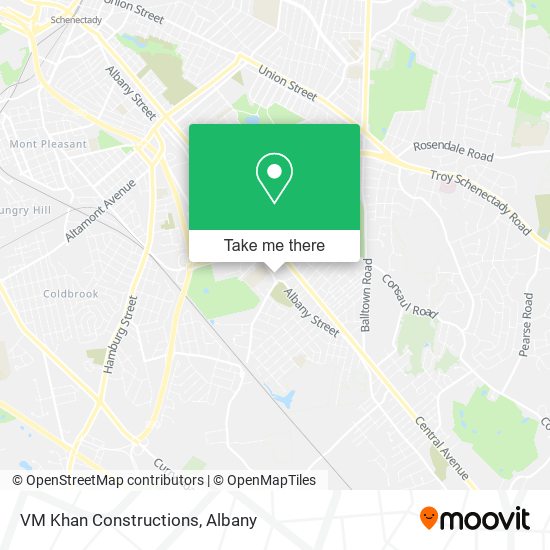 VM Khan Constructions map