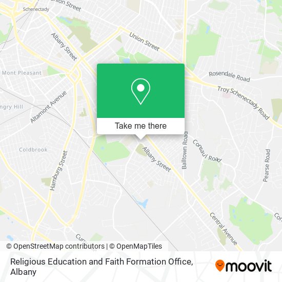 Mapa de Religious Education and Faith Formation Office