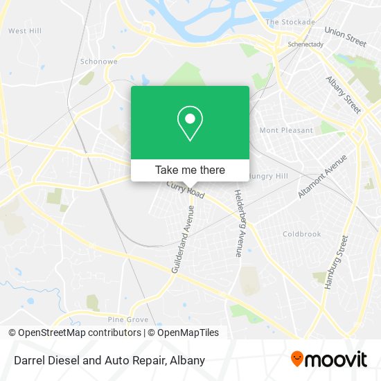 Darrel Diesel and Auto Repair map