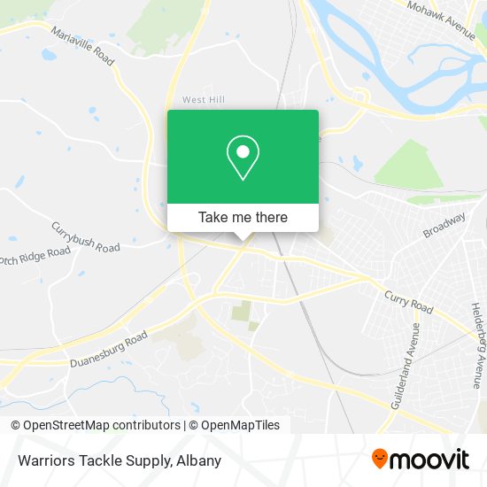 Warriors Tackle Supply map