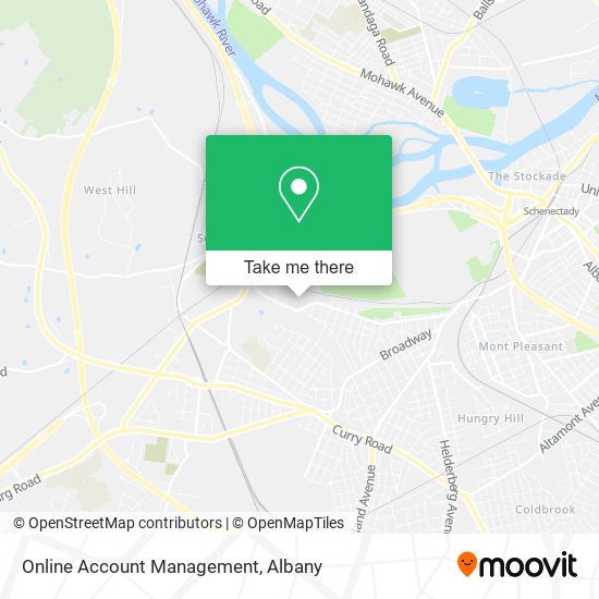 Online Account Management map