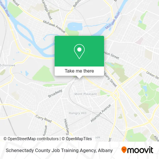 Schenectady County Job Training Agency map