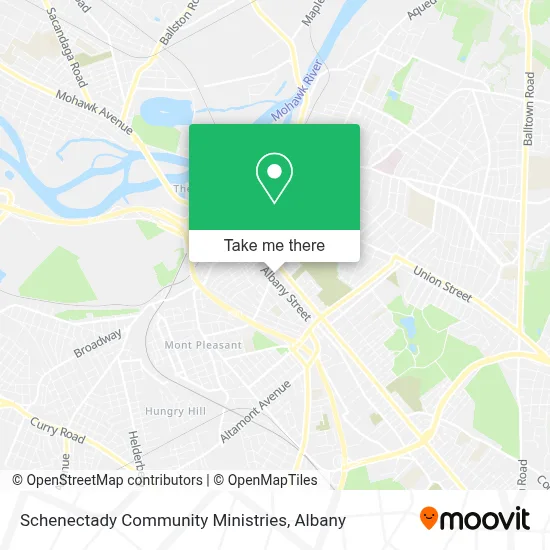 Schenectady Community Ministries map