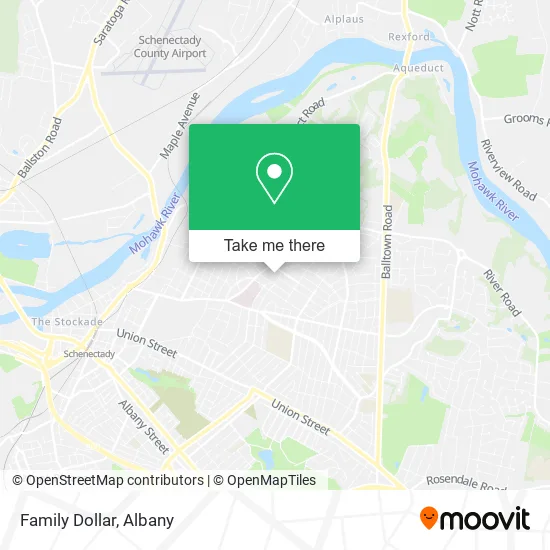 Family Dollar map