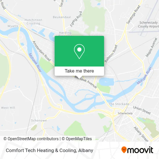 Comfort Tech Heating & Cooling map